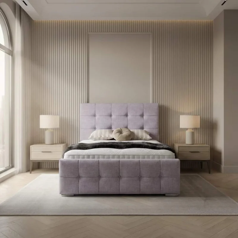 Panelled bed
