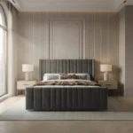 Doppler Wingback Bed