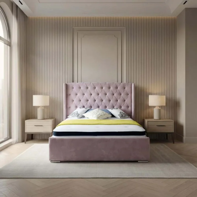 Mayfair Wingback Bed