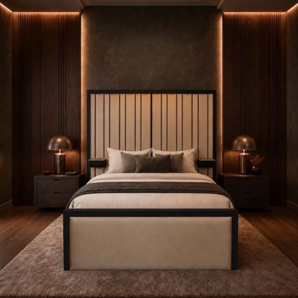 Mayfair Luxury Bed – Vertical Panel Bed Frame