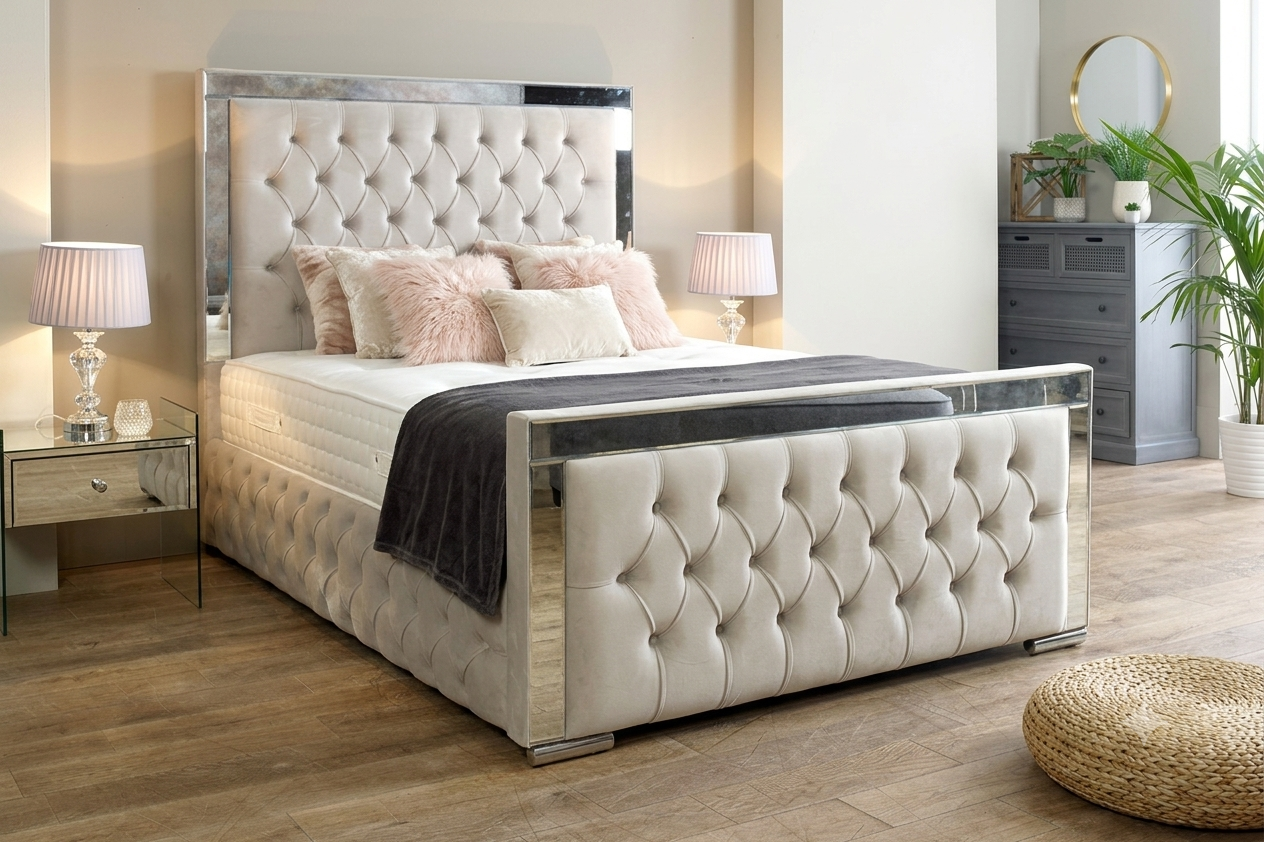 Chesterfield Mirror Bed - Image 2
