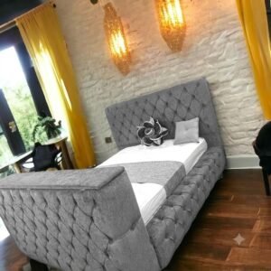 Grey TV Beds - Double, King Size and Super King Size