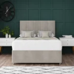 5 Panel Divan Bed Set with stylish five-panel headboard by Dreamcraft Furniture