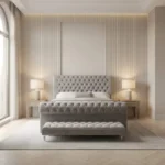 Quebec Chesterfield Sleigh Bed