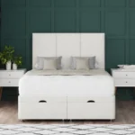 3 Panel Ottoman Bed with floor-standing headboard by Dreamcraft Furniture