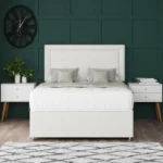 Hannah Divan Bed Set with sleek bumper bar headboard by Dreamcraft Furniture