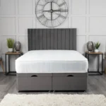 Pollo 14 Panel Ottoman Bed with headboard by Dreamcraft Furniture