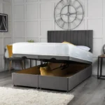 Pollo 14 Panel Ottoman Bed with headboard by Dreamcraft Furniture