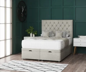Princess Ottoman Bed with stylish headboard by Dreamcraft Furniture