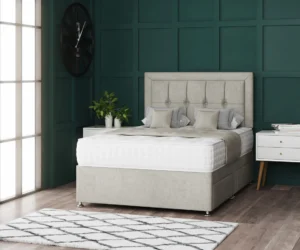 Venice Divan Bed Set with stylish headboard by Dreamcraft Furniture
