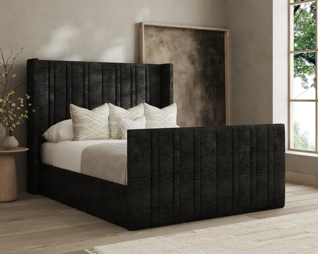 Luxe Winged Bed Frame