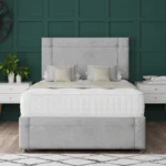 Milan Divan Bed Set With Footboard and stylish headboard by Dreamcraft Furniture