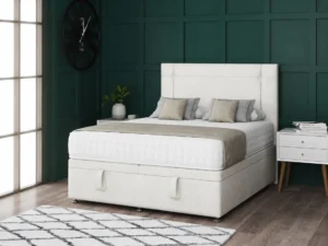 Milan Ottoman Storage Divan Bed With Headboard And Footboard