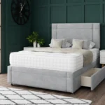 Milan Divan Bed Set With Footboard and stylish headboard by Dreamcraft Furniture