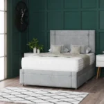 Milan Divan Bed Set With Footboard and stylish headboard by Dreamcraft Furniture