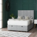 5 Panel Ottoman Bed with floor-standing headboard by Dreamcraft Furniture