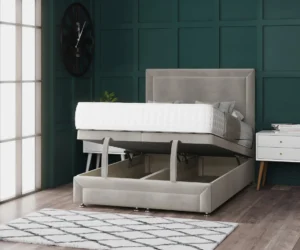 Hannah Ottoman Storage Divan Bed With Headboard And Footboard