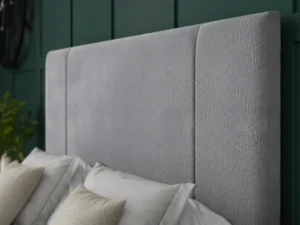 Porto Divan Bed Set with two vertical line headboard by Dreamcraft Furniture