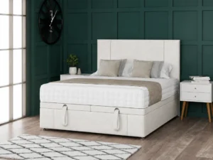 Porto Ottoman Storage Divan Bed With Headboard And Footboard