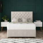 Princess Divan Bed Set with elegant stylish headboard by Dreamcraft Furniture
