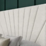 Sunrise Divan Bed Set with radiating sun-inspired headboard by Dreamcraft Furniture