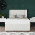 Savannah Divan Bed Set with stylish headboard by Dreamcraft Furniture