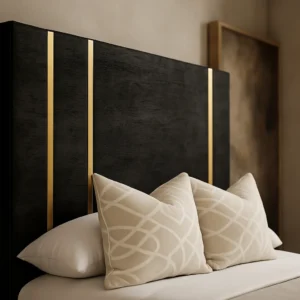 Shelby Gold Strip Bed Frame