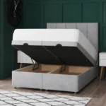 5 Panel Ottoman Bed with floor-standing headboard by Dreamcraft Furniture