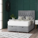 Miami Ottoman Bed with Chesterfield-inspired headboard by Dreamcraft Furniture