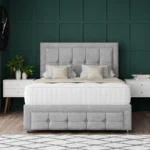 Venice Divan Bed Set With Footboard and stylish headboard by Dreamcraft Furniture