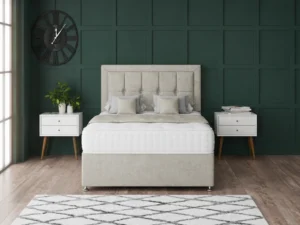 Venice Divan Bed Set with stylish headboard by Dreamcraft Furniture