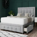 Venice Divan Bed Set With Footboard and stylish headboard by Dreamcraft Furniture