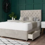 Princess Divan Bed Set with elegant stylish headboard by Dreamcraft Furniture